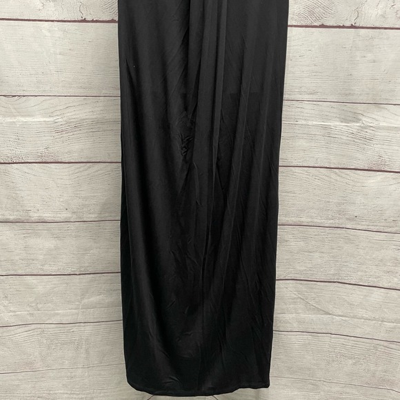 Fabletics Black Neema Maxi Hustle & Bustle Halter Dress Size L - Picture 10 of 12